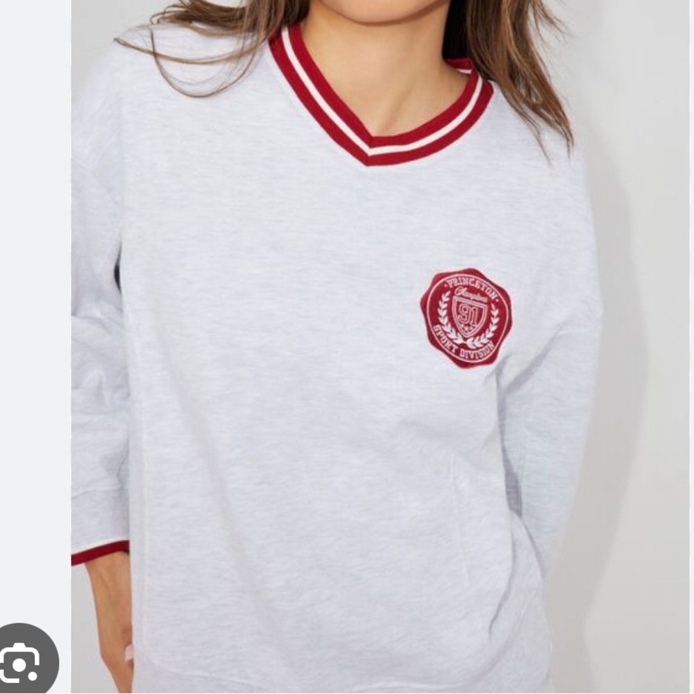 Garage Gray and Maroon Sweatshirt